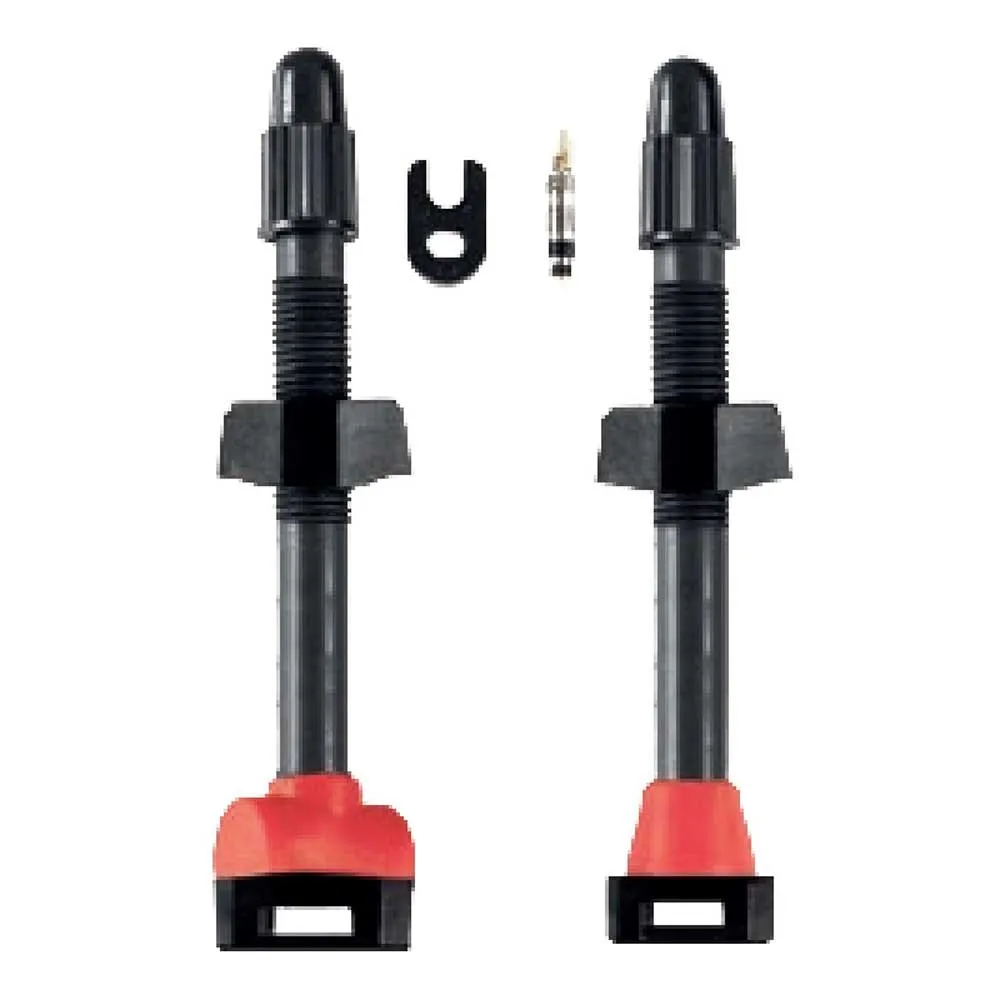 Válvula Tubeless Carbon 55mm 2 Unidades 3 Válvula Tubeless Carbon 55mm 2 Unidades